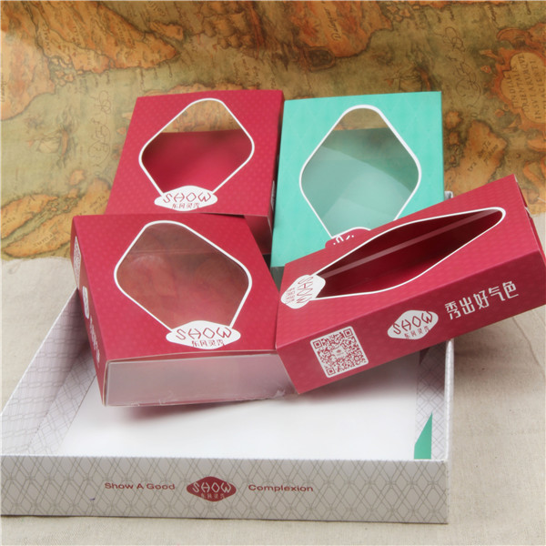 Greaseproof high end good quality paper red wine cardboard box