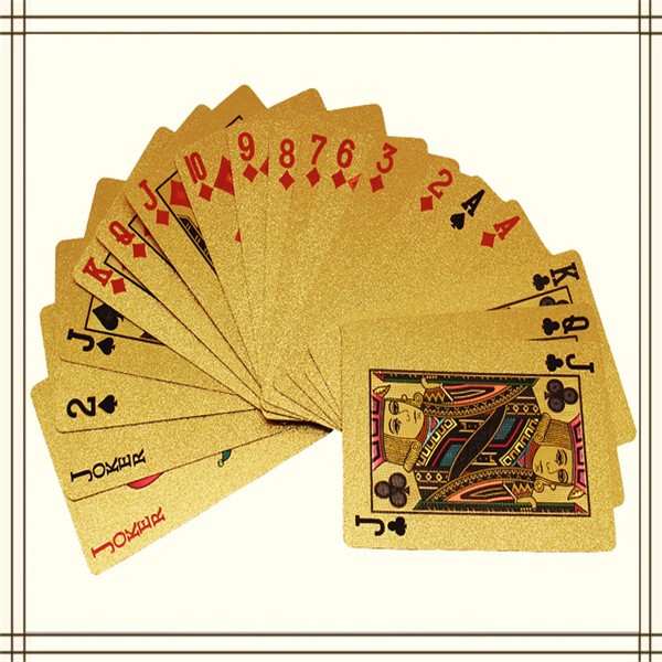 ゴールデン トランプ ゴールド pvc ポーカー カード トランプ仕入れ・メーカー・工場