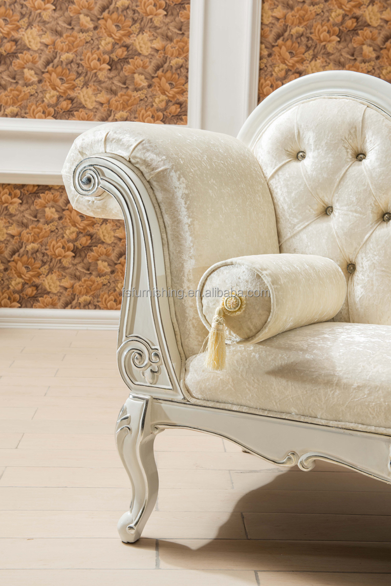 Kb068 colore chiaro fresco romantico beige chaise lounge divano ...