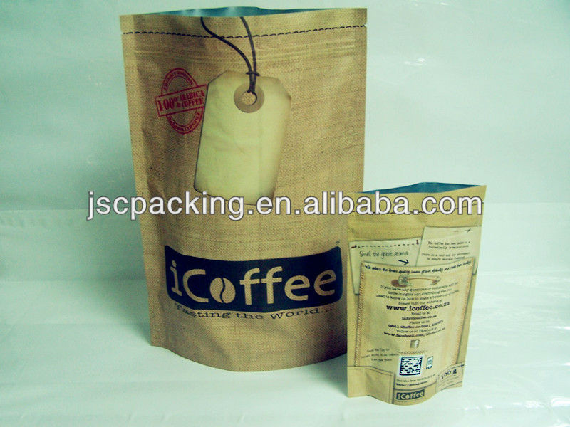 custom high quality good printing stand up zipper tea bag