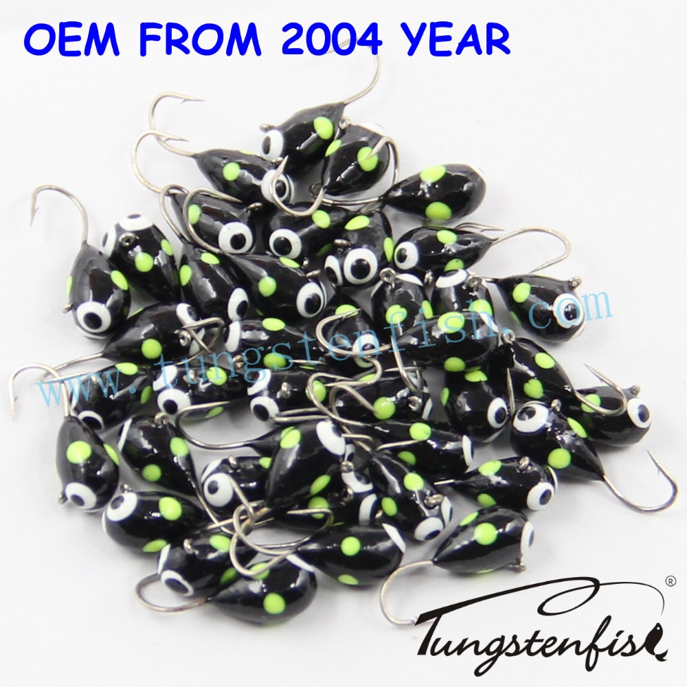 tungsten ice jigs fishing tackle for