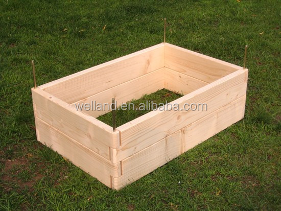 Erhöhte garten bett gemüse pflanzer zedernholz natürliche w ...