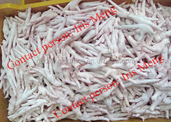 Overseas third party support available chicken feet production line