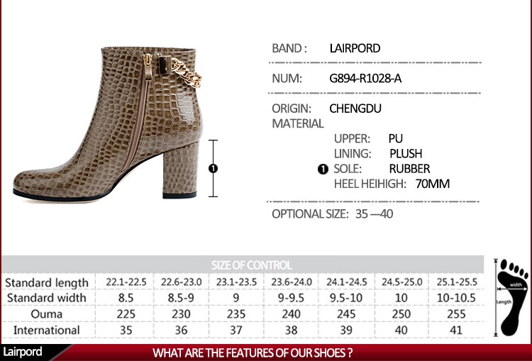 2016新しい到着中国卸売無料サンプル蛇スタイルレディース靴サイズ42 43でインナージッパー仕入れ・メーカー・工場
