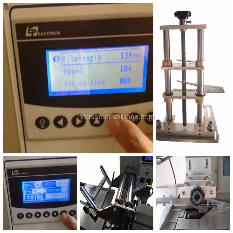 Automatic branded high quality chocolate bar flow packing machine for sale
