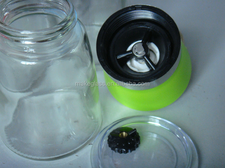 Mills Type and Glass Material salt and pepper grinder