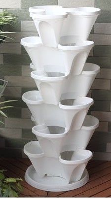 可動垂直スタッカブルプラスチック庭のプランター問屋・仕入れ・卸・卸売り