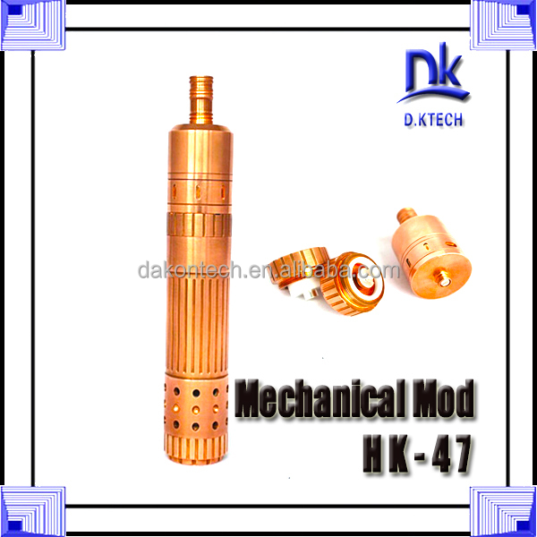 Pure Copper 50w mod cloupor t5 26650 Mod 2014 new mechanical mod HK-47