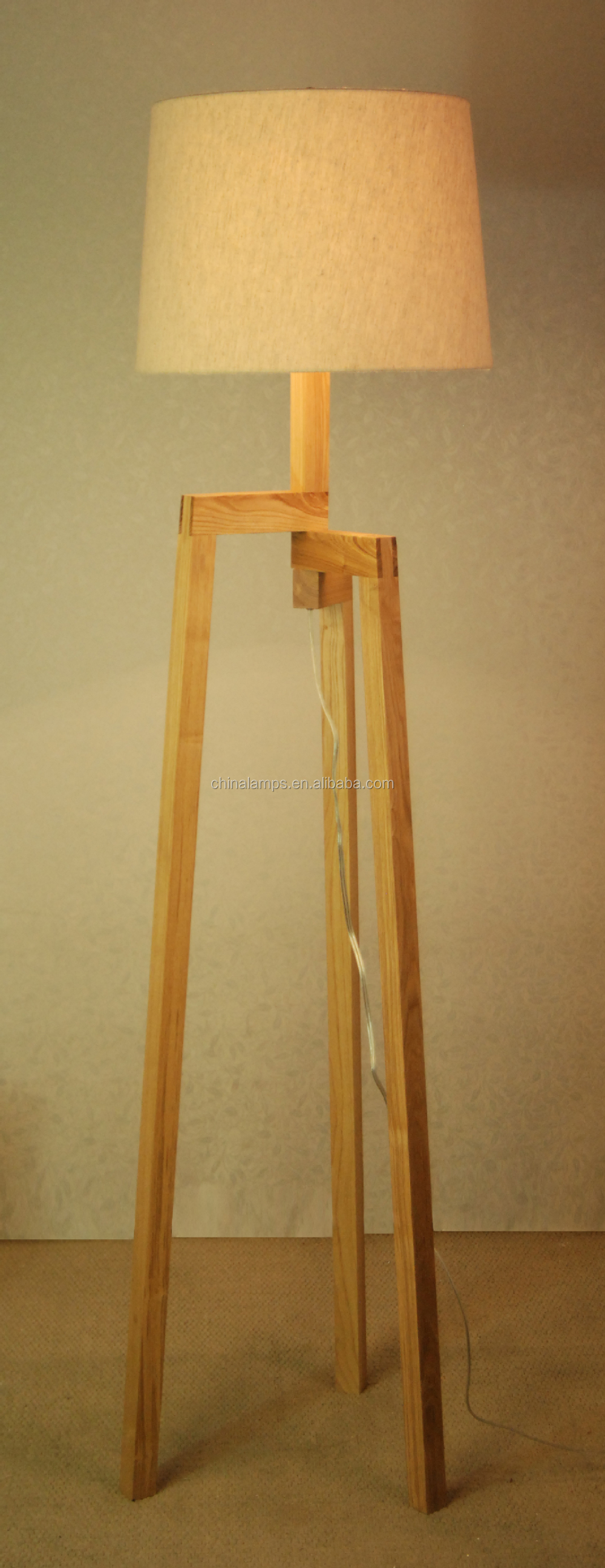 Kerst decoratie houten tafel lamp met lampenkap voor herberg/hotel ...