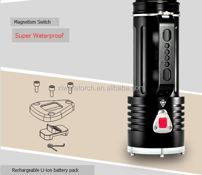 Professional Scuba diving goodman handle torch depth 200 meter diving light ARCHON WG66