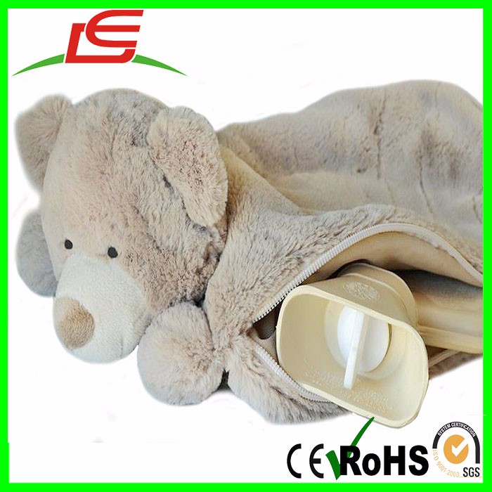 Wholesale Plush Teddy Bear Hot Water Bottle Cover3.jpg