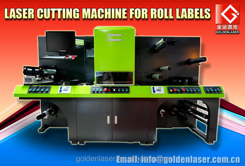 Digital Laser Label Cutter/automatic Laser Die Cutting Machine For Roll