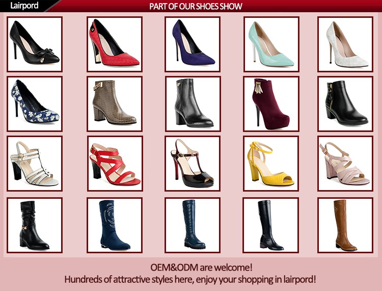 新しいファッション中国卸売無料サンプル厚いミドルヒールラバーソール高ブーツ女性の冬2016仕入れ・メーカー・工場