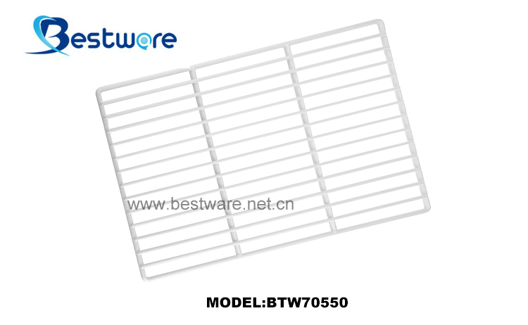 Professional Kitchen Equipment Fridge White Plastic Icebox Wire Shelf Wire Shelves Refrigerator Rack.jpg