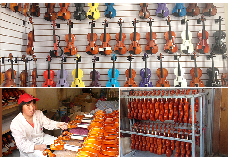 ホワイト良い品質経済高度な 4/4 バイオリン/品質中国バイオリン中国製仕入れ・メーカー・工場