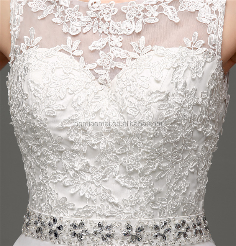 2016 Off Shoulder Lace Princess Slim Line Dubai Muslim Wedding