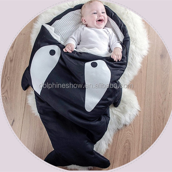 欧州規格カスタムかわいい暖かい柔らかいぬいぐるみのぬいぐるみピンクサメの赤ん坊の寝袋仕入れ・メーカー・工場