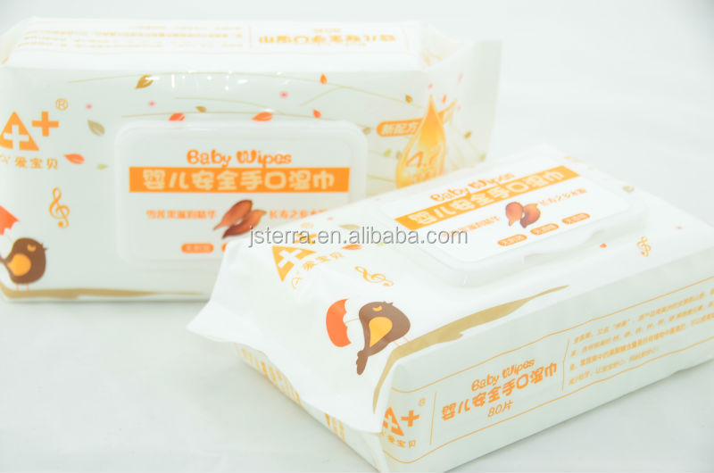 Perfect for use with Vitamin E and aloe Vera reasonable price baby wet wipes with SGS FDA ISO