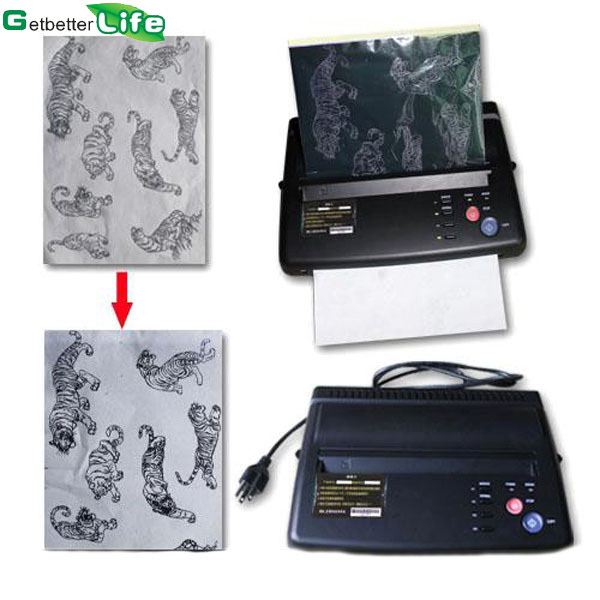 プロのgetbetterlife2014年ステンシルコピー機、 黒いプラスチック製の刺青サーマルコピー機問屋・仕入れ・卸・卸売り