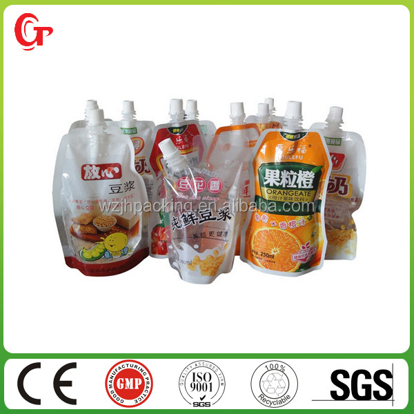 custom design fess tea bag with spout