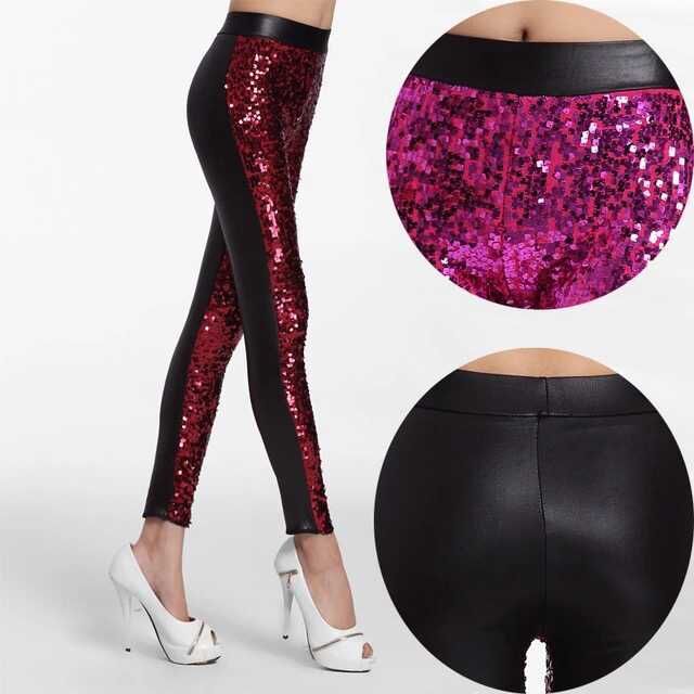 Sequined Sequins Leggings Sexy Bling Diamond Leggings Wholesaler In