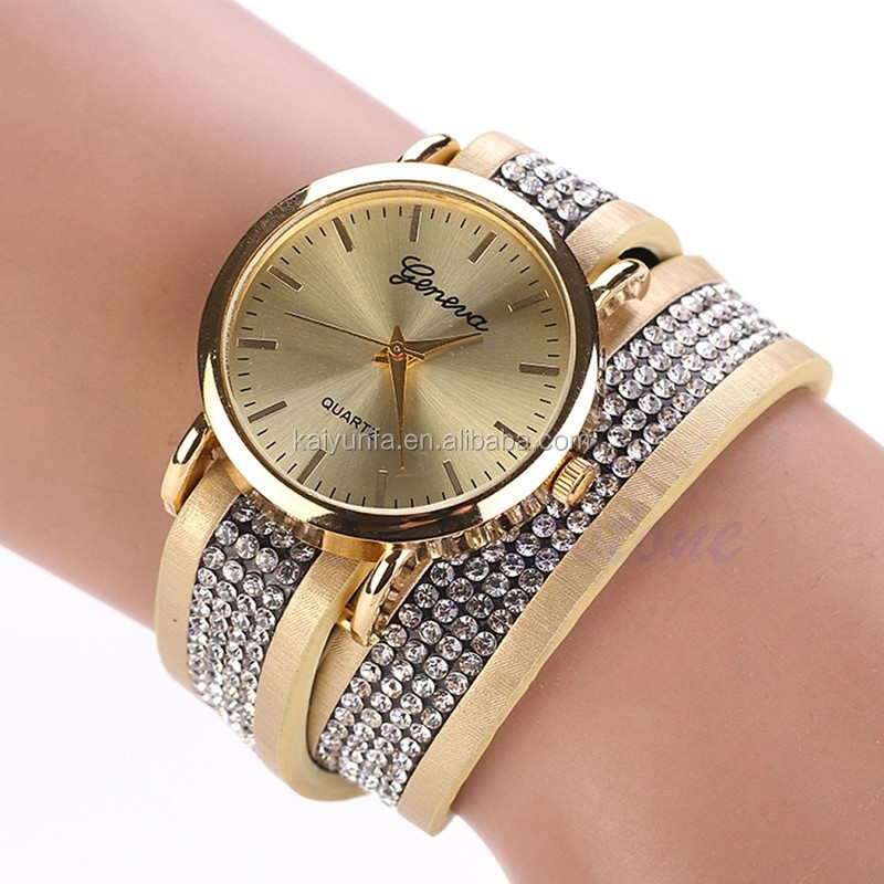 ladies wrist watch leather bracelet watch women, View ladies wrist 