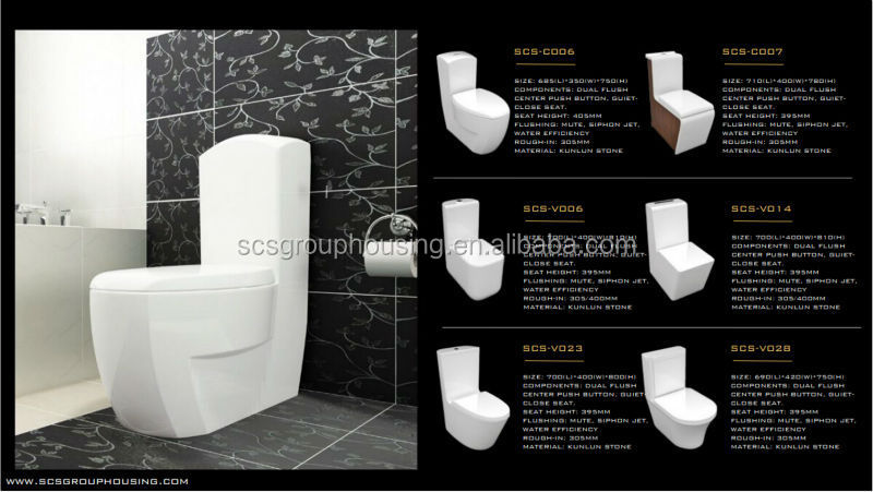 天然石のバスルームのトイレの豪華なスタイルのバスルームのデザインscs- c002( a)仕入れ・メーカー・工場