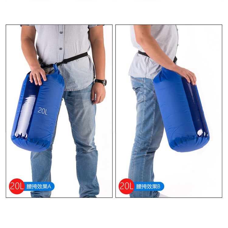 Roihao outdoor sports PVC waterproof swimming bag, ocean pack dry bag waterproof