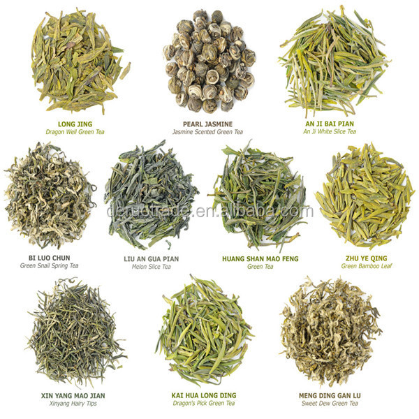 all types of best green tea essence