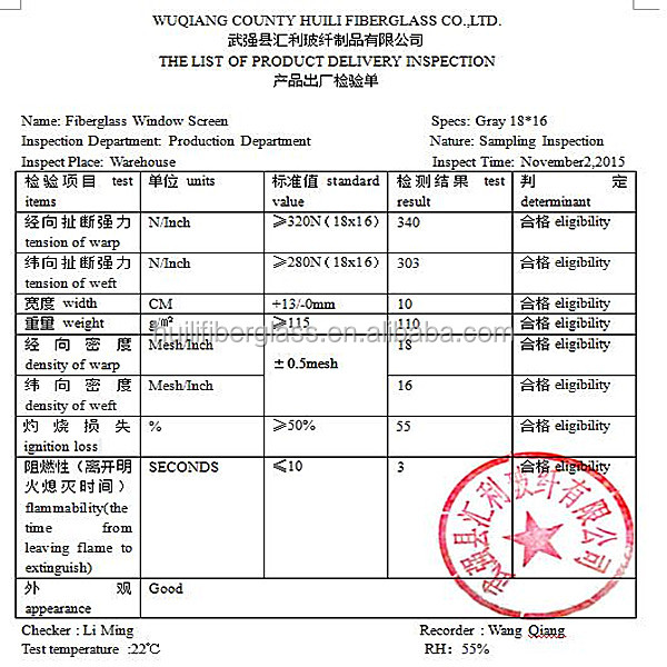 輸出国とメーカー18*16グラスファイバーウィンドウ画面/グラスファイバー昆虫スクリーン/ファイバーグラス製の網戸 問屋・仕入れ・卸・卸売り