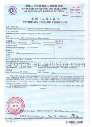 We can support you better than your old supplier by long payment terms ---Corn Gluten Meal fish feed