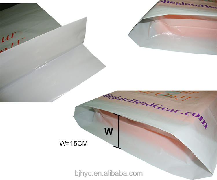 中国ダイカットハンドルcustomedldpeプラスチックギフトバッグカスタム印刷されたロゴは、 レジ袋を印刷問屋・仕入れ・卸・卸売り