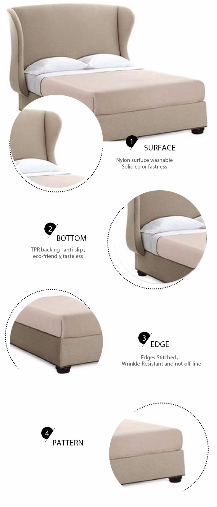 Laatste comfortabele houten zacht bed ontwerpen bedden product id ...