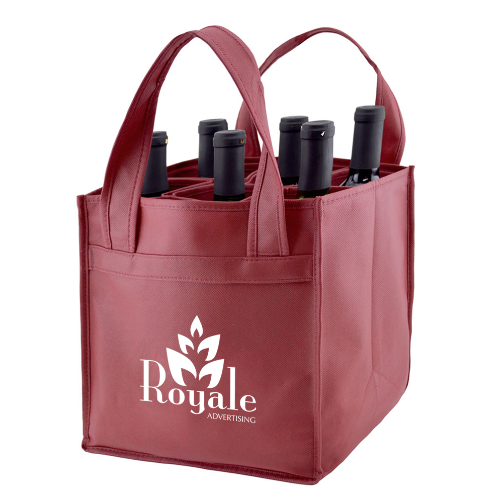 6 bottle wine gift bag