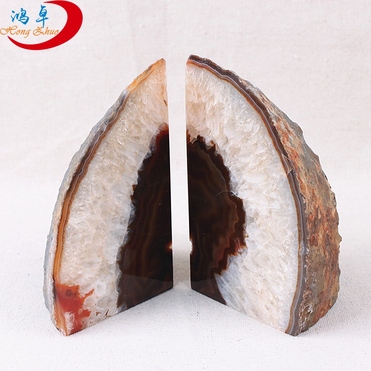 wholesale agate bookends