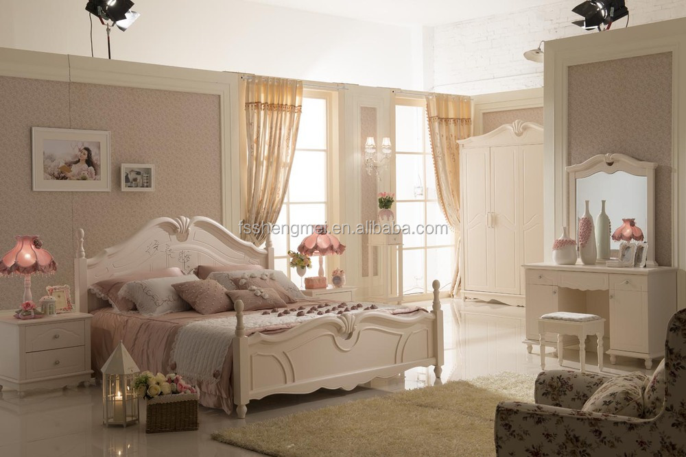 ベストセラーのベッドルームセットウエディング白キングサイズの寝室の家具家庭用家具仕入れ・メーカー・工場