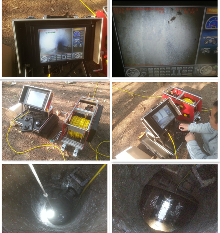シンガ300地下配管工のロボットとrovクローラパイプ検査カメラを備えたロボット625シャワーヘッドカメラptz問屋・仕入れ・卸・卸売り