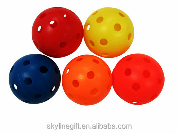 プラスチックカラフルなpickleball/中空野球/wiffleボール仕入れ・メーカー・工場