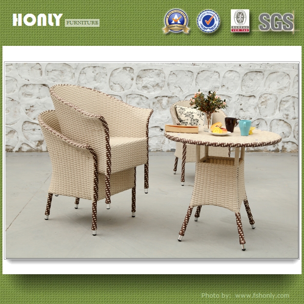 Outdoor garden coffee table sets rattan table and chair
