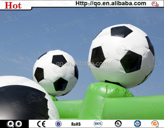創造的なサッカー最新デザイン安い販売のためのインフレータブル弾む城問屋・仕入れ・卸・卸売り