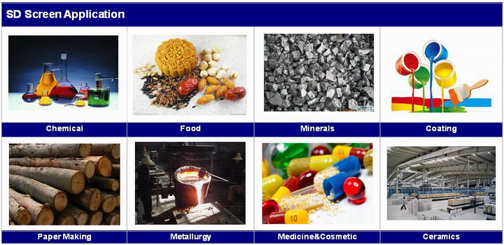 China automatic S49 series food grade powdered sugar cocoa milk powder vibration sifter machine