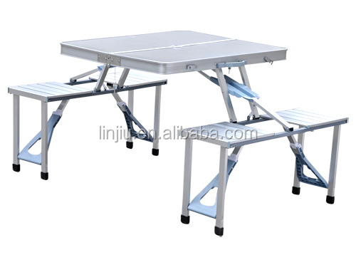 プラスチック折り畳み式のピクニックテーブルと席セットキャンプチェアテーブル仕入れ・メーカー・工場