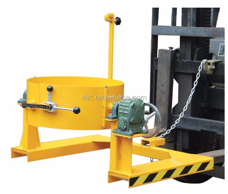 Forklift Attachment 360 Degree Flip Oil Drum Lifter Clamps Buy Oil