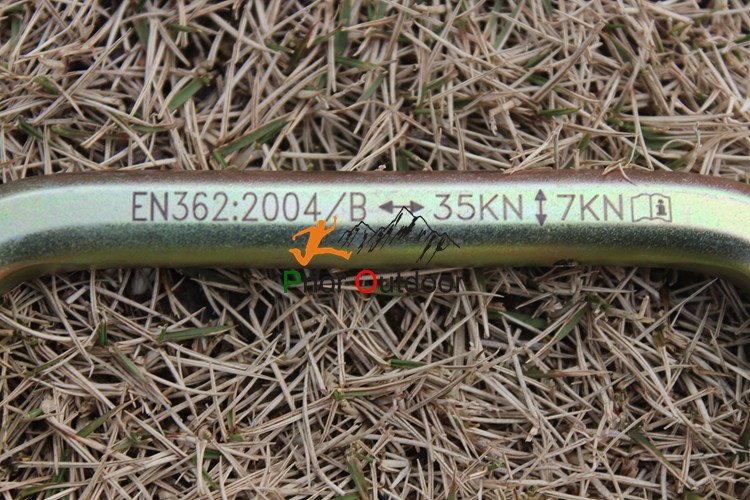 新しい高強度35knでありオートロックカラビナ鋼ラウンド形状ロッククライミングカラビナ安全カラビナフックバルク&カスタム仕入れ・メーカー・工場