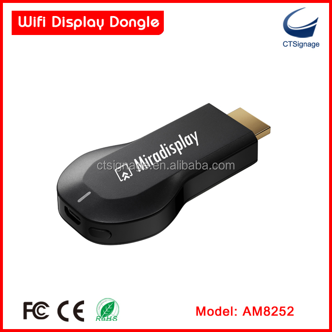 強力な機能miradisplayam8252miracastスマートテレビドングルwifiディスプレイスティックのサポートios/mac/window/システムアンドロイド仕入れ・メーカー・工場