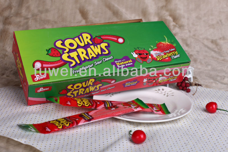 40G&60G Sour Straw gummy candy, View Sour Straw, Fuwei, FUWEI Product
