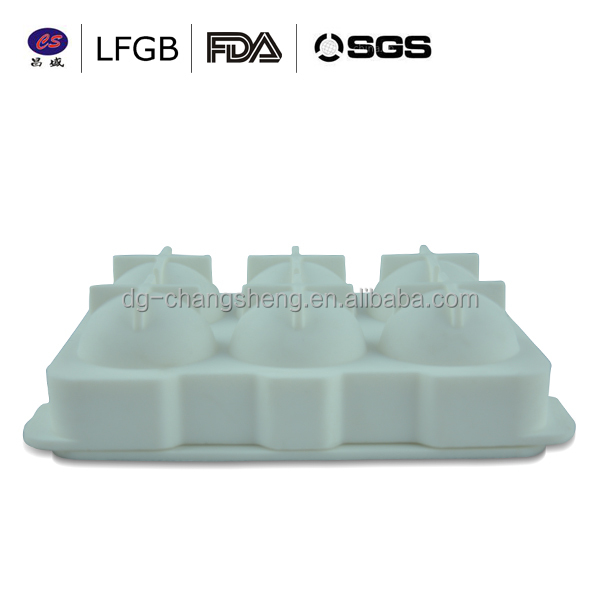 High quality lollipop shaped silicone ice cube ,lollipop mold