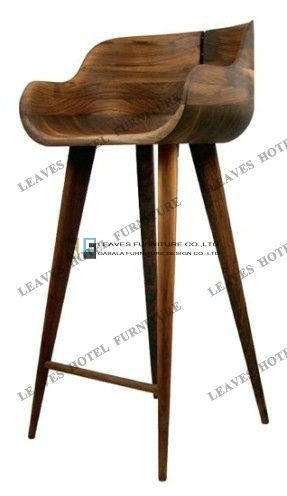 固体アメリカウォールナットウッドバースツール、バーの椅子、カウンタースツール仕入れ・メーカー・工場