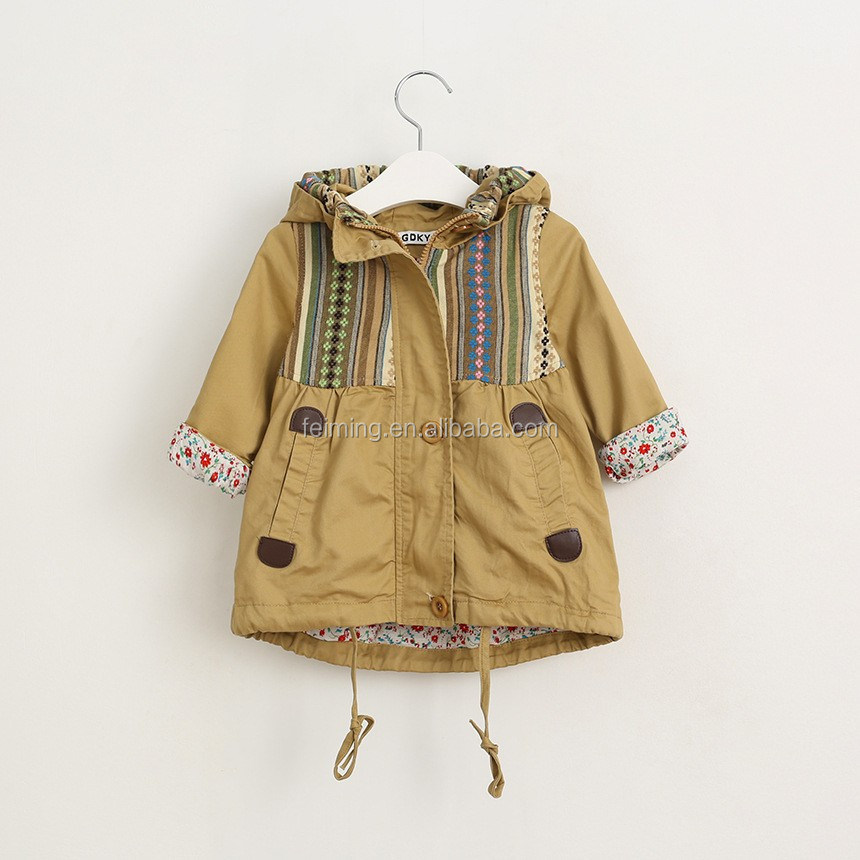 ファッションの女の子コート秋秋デザイン子供服輸入服から中国仕入れ・メーカー・工場