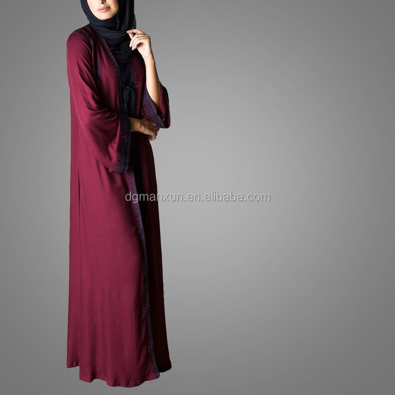 New Burqa Designs In Dubai Photo Long Kimono For Women Tudung Maxi Dress Of Dubai (3).jpg